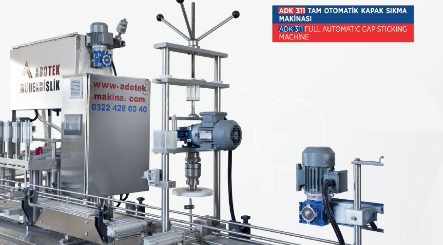 ADK 310 Otomatik Kapak Verme Makinası