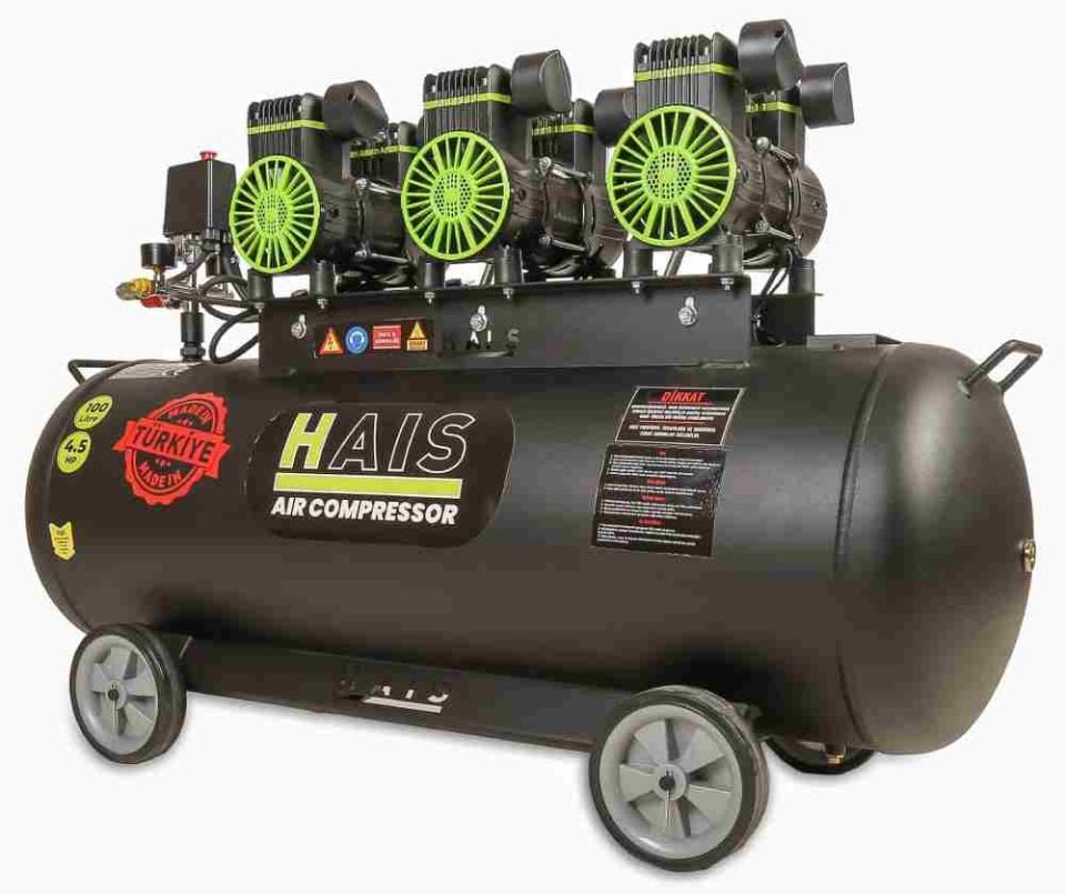 HAIS  100 Litre 4,5 Hp Sessiz Hava Kompresörü
