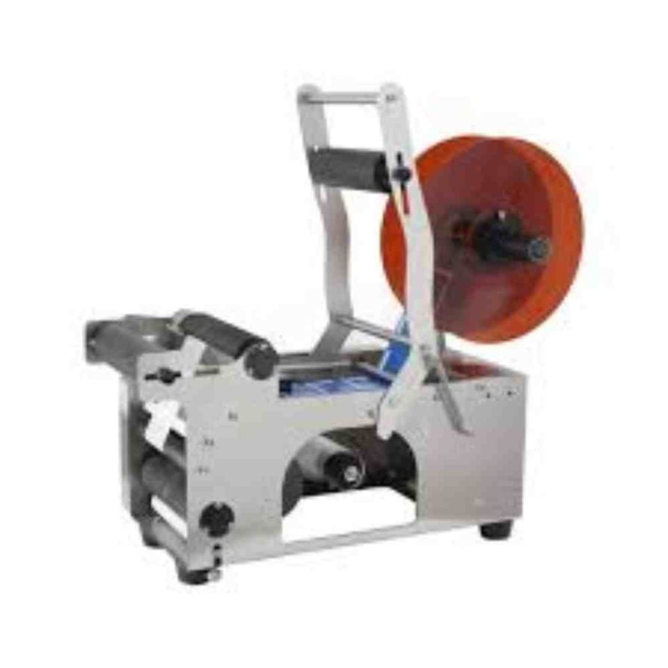 ADK 322 Yarı  Otomatik Tek Taraflı Yuvarlak Şişe Etiketleme Makinası