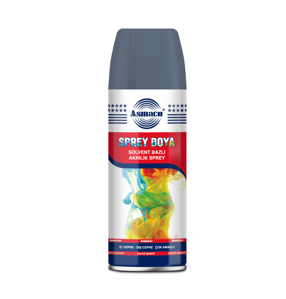 ASMACO AKRİLİK SPREY BOYA ANTRASİT GRİ 400ML 6 ADET