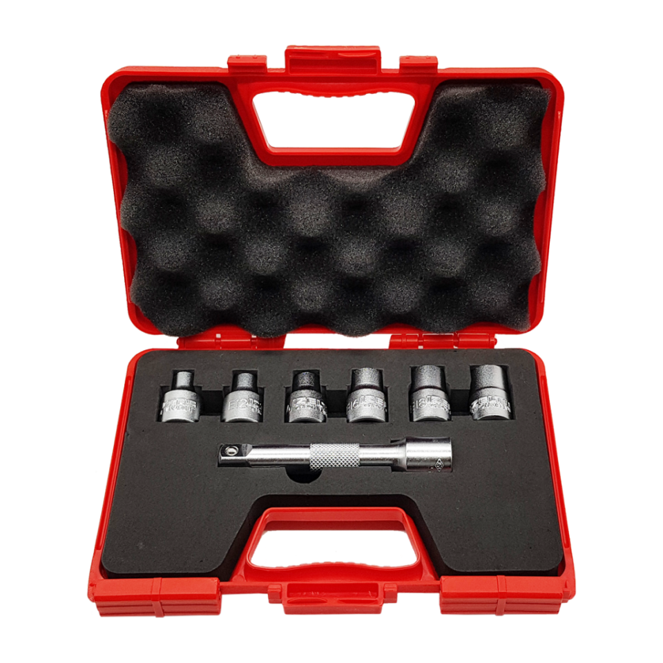 İzeltaş 1113 00 6007 1/2'' Star (Torx®) Lokma Anahtar Takımı 7 Parça