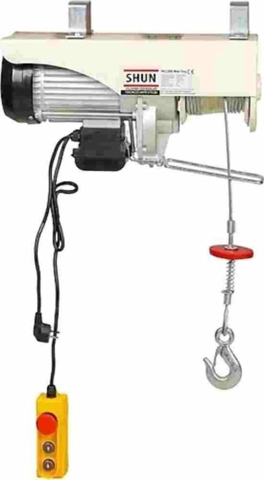 Shun 600/1200Kg 1700W Elektrikli Mini Vinç 4 Hareketli 220 V