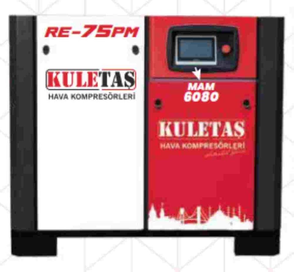 Motor Direkt Akuple  75 Hp Endüstriyel Vidalı Hava Kompresörü(İNVERTÖRLÜ MODEL)