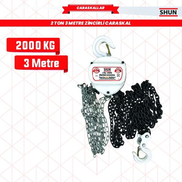 Shun Manuel Zincirli Caraskal 2 Ton 3 metre