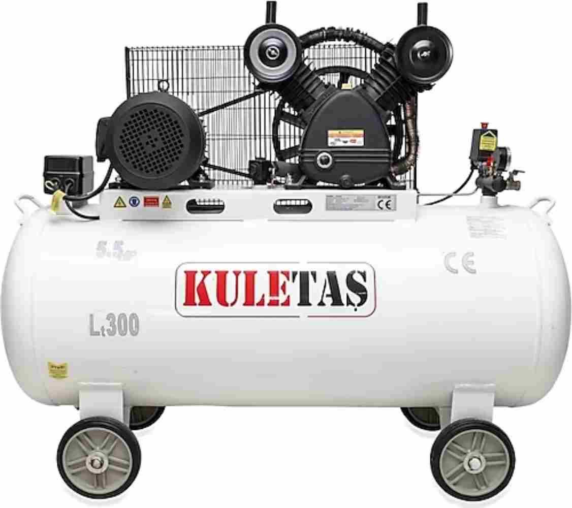 Kuletaş 5,5 Hp 300 lt 8 Bar  Yağlı  Basınçlı Pistonlu Hava Kompresörü