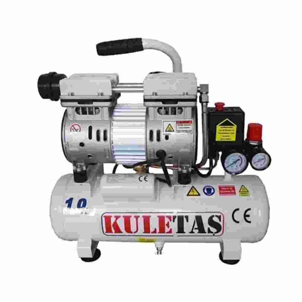 Kuletaş 8 bar 1 HP 9 LT  Yağsız ve Sessiz Kompresör